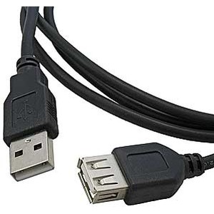 Кабель USB 1.1(Am)-USB 1.1(Af), 3м, черный Netko (NUSB-1.1A-3m-php/bl) NUSB-1.1A-3m-php/bl - фото 1