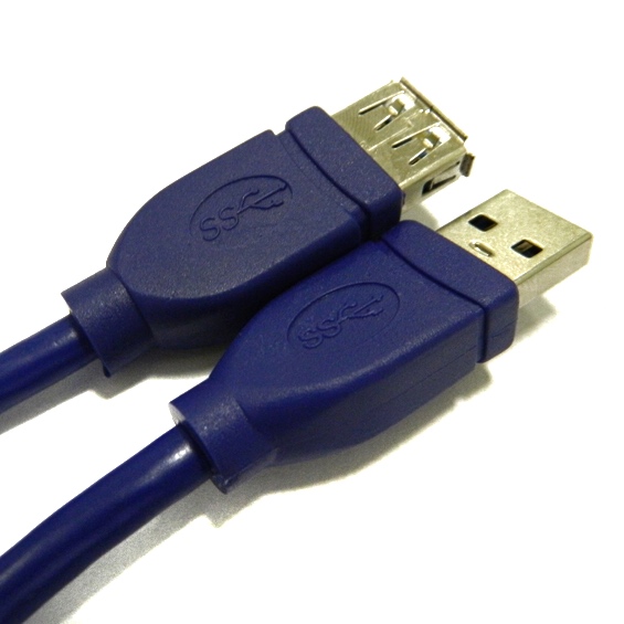 

Кабель-удлинитель USB(Am)-USB(Af), 0.9 А, 3 м, синий, Netko (NUSB-3.0A-3m-php/blu)