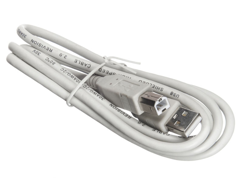 

Кабель USB(Am)-USB(Bm), 1.5 м, серый, Netko (NUSB-2.0AB-1.5m-pb/gry)