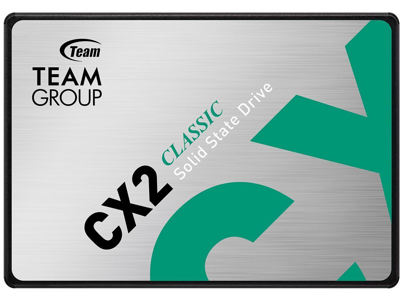 

Твердотельный накопитель (SSD) Team Group 512Gb CX2, 2.5", SATA3 (T253X6512G0C101)