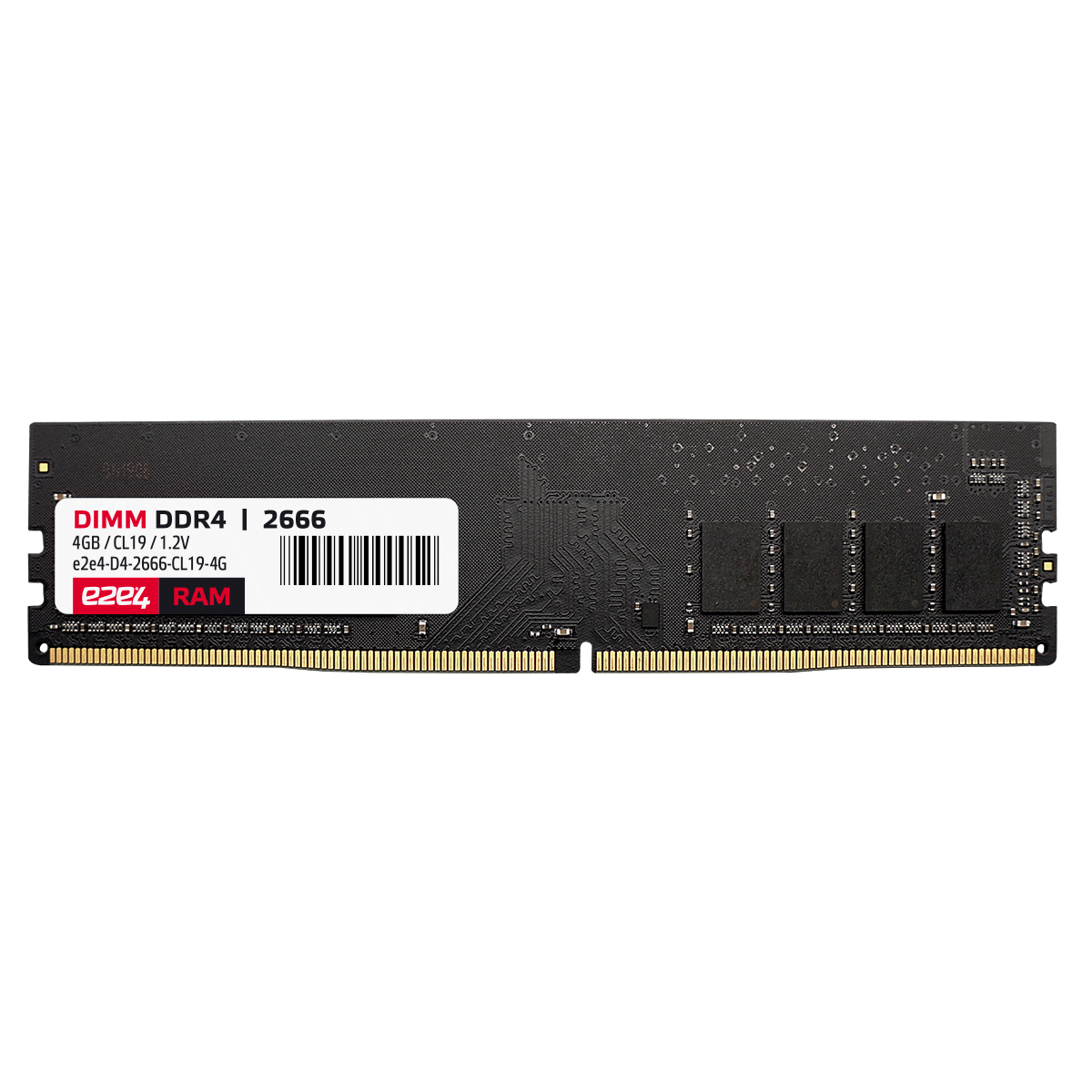 

Память DDR4 DIMM 4Gb, 2666MHz, CL19, 1.2V e2e4 (D4-2666-CL19-4G-OEM), 0