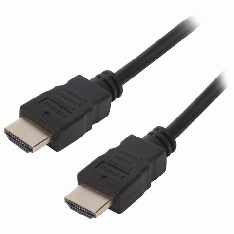 Кабель HDMI(19M)-HDMI(19M) v1.4, экранированный, 1.5м, черный SONNEN (513120)