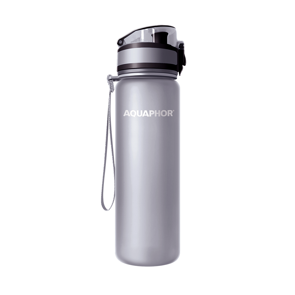 

Фильтр бутылка Аквафор Сити, серый, Сити