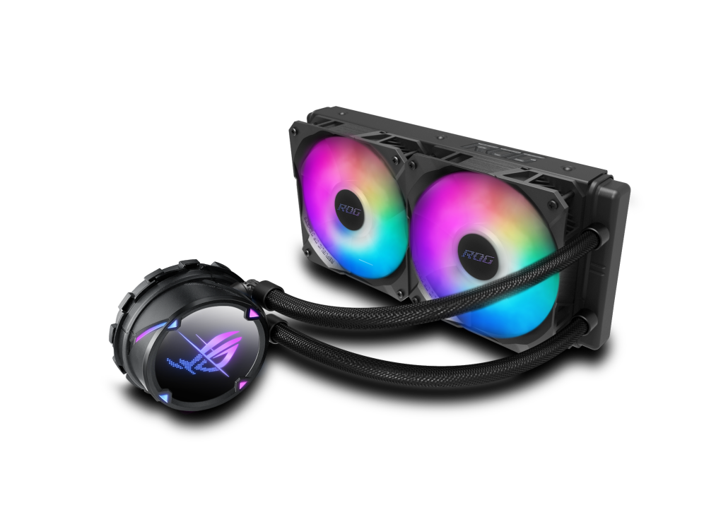 

Жидкостное охлаждение Asus ROG STRIX LC II 240 ARGB для Socket 115x/2066/2011/2011-3/1200/1700/AM4/TR4, 2x120мм, ARGB, ROG STRIX LC II 240 ARGB