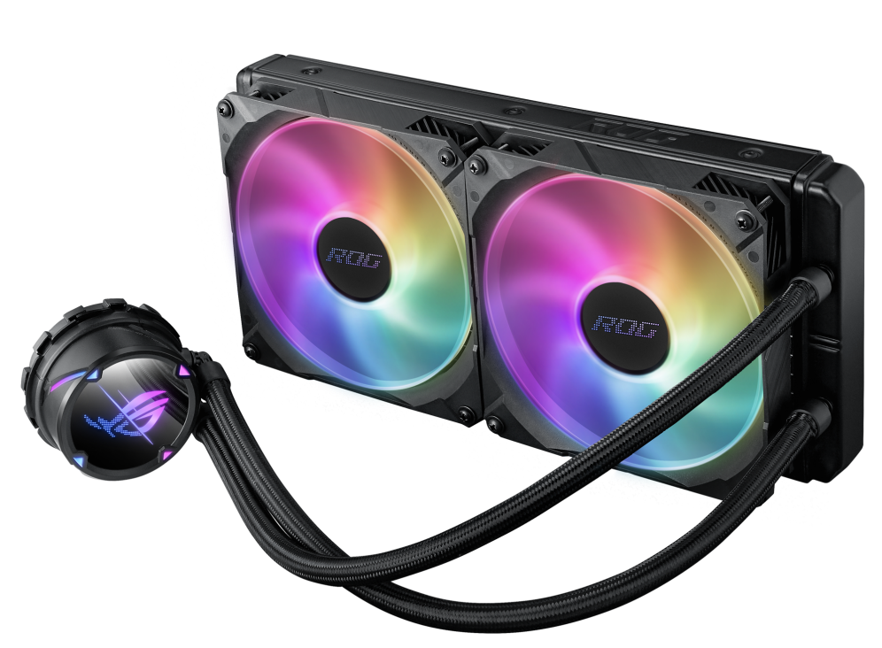 

Жидкостное охлаждение Asus ROG STRIX LC II 280 ARGB для Socket 115x/2066/2011/2011-3/1200/Socket 1700/AM4/TR4, 2x140мм, ARGB, ROG STRIX LC II 280 ARGB