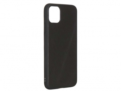 

Чехол-накладка Luxcase PL+ для смартфона Apple iPhone 11, кожа/полиуретан, черный (66002)
