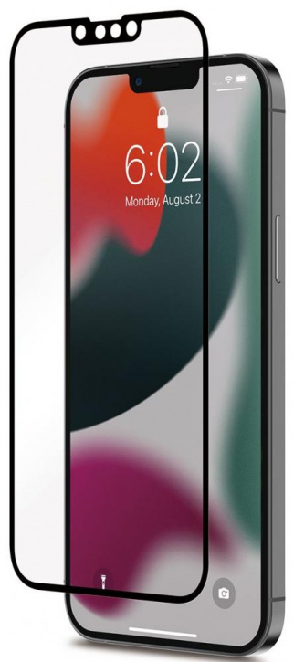 Защитное стекло Moshi для экрана смартфона Apple iPhone 13 Pro Max, Full screen, ударопрочное, поверхность глянцевая, черная рамка (99MO020048)