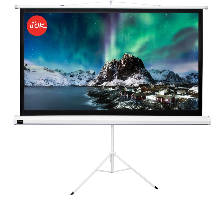

Экран для проектора на треноге Sakura Printing Triscreen S'OK SCPST-221x124, напольный, 100" 16:9 MW (SCPST-221x124), S'OK SCPST-221x124