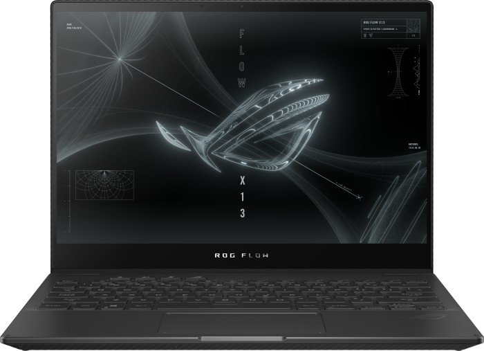 

Ноутбук-трансформер ASUS ROG Flow X13 GV301QC-K6120T 13.4" IPS 3840x2400 Touch, AMD Ryzen 9 5980HS 3GHz, 32Gb RAM, 1Tb SSD, NVIDIA GeForce RTX 3050-4Gb, W10, черный (90NR04G5-M000R0), GV301QC-K6120T