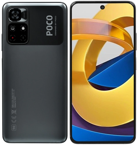 

Смартфон Xiaomi POCO M4 Pro 5G, 6.6" 1080x2400 IPS, MediaTek Dimensity 810, 4Gb RAM, 64Gb, 3G/4G/5G, NFC, Wi-Fi, BT, 2xCam, 2-Sim, 5000 мА⋅ч, USB Type-C, Android 11, черный (36506), POCO M4 Pro 5G