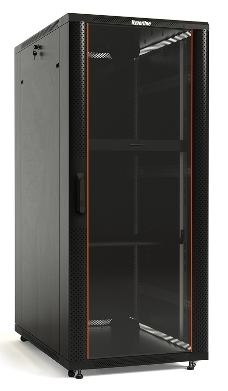 

Шкаф телекоммуникационный напольный 47U 800x1000 мм, стекло/металл, черный, разборный, Hyperline TTB (TTB-4781-AS-RAL9004)