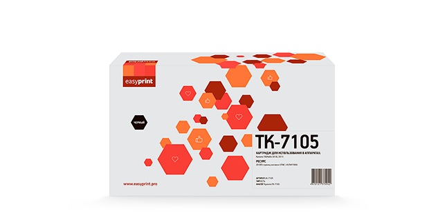 

Картридж лазерный EasyPrint LK-7105 ( TK-7105 /1T02P80NL0), черный, 20000 страниц, совместимый для Kyocera TASKalfa 3010i/3011i с чипом