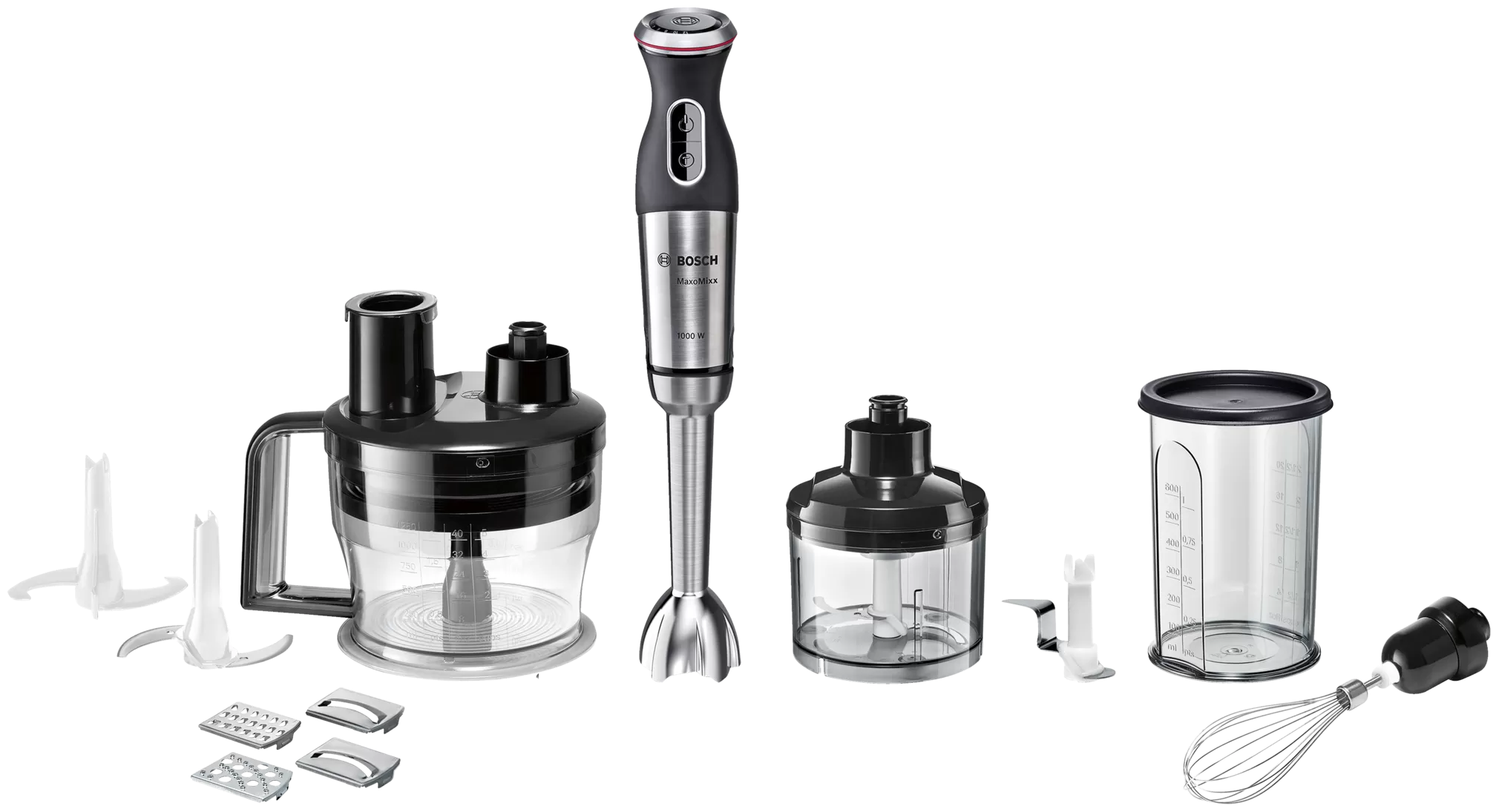 

Блендер погружной Bosch MS8CM6190 1 кВт, черный (MS8CM6190), MS8CM6190