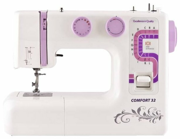 

Швейная машина Comfort 32, белый/розовый (Comfort 32), 32