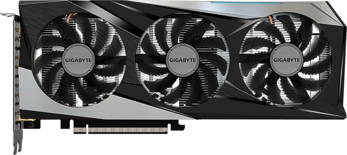 

Видеокарта GIGABYTE NVIDIA GeForce RTX 3050 GAMING OC, 8Gb GDDR6, 128 бит, PCI-E, 2HDMI, 2DP, Retail (GV-N3050GAMING OC-8GD), GAMING OC