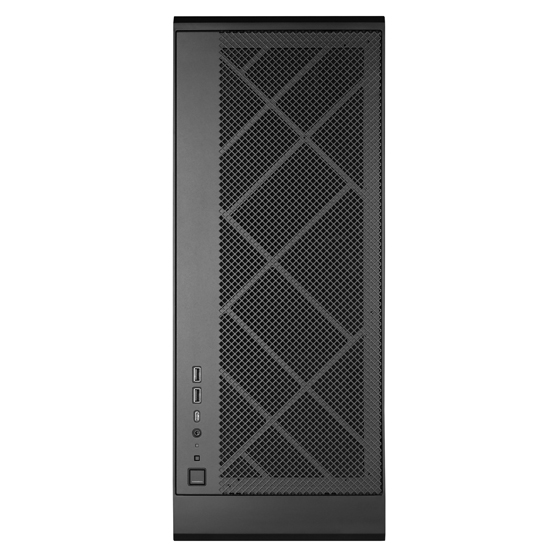 Корпус SilverStone ALTA G1M, mATX, Mini-Tower, 2xUSB 3.0, USB Type-C, черный, без БП (SST-ALG1MB)