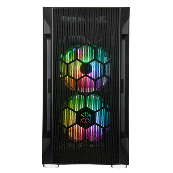 

Корпус SilverStone FARA H1M PRO, mATX, Mini-Tower, USB 3.0, RGB подсветка, черный, без БП (SST-FAH1MB-PRO), FARA H1M PRO