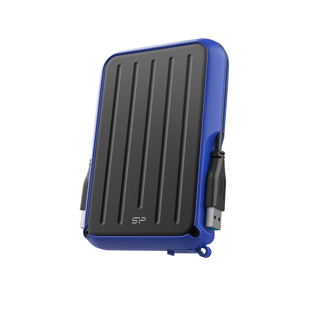 

Внешний жесткий диск (HDD) Silicon Power 5Tb Armor A66, 2.5", USB 3.2, черный/синий (SP050TBPHD66LS3B), SP050TBPHD66LS3B