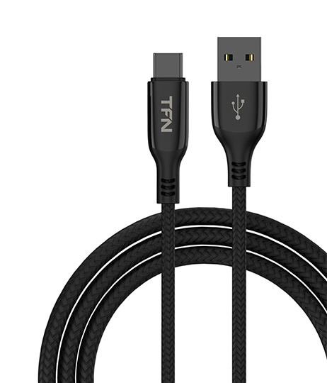 

Кабель USB-USB Type-C, 1.2м, черный TFN ( TFN-C-BLZ-AC1M-BK)