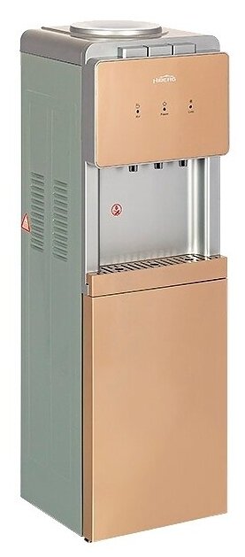 

Кулер напольный HIBERG H-68FYK, нагрев 550Вт 5 л/ч 95°C / охлаждение 90Вт 2 л/ч 5°C, золотистый (00000242378), H-68FYK