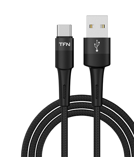 

Кабель USB Type-C-USB, 2A быстрая зарядка, 1.2м, черный TFN (TFN-C-ENV-AC1MBK)