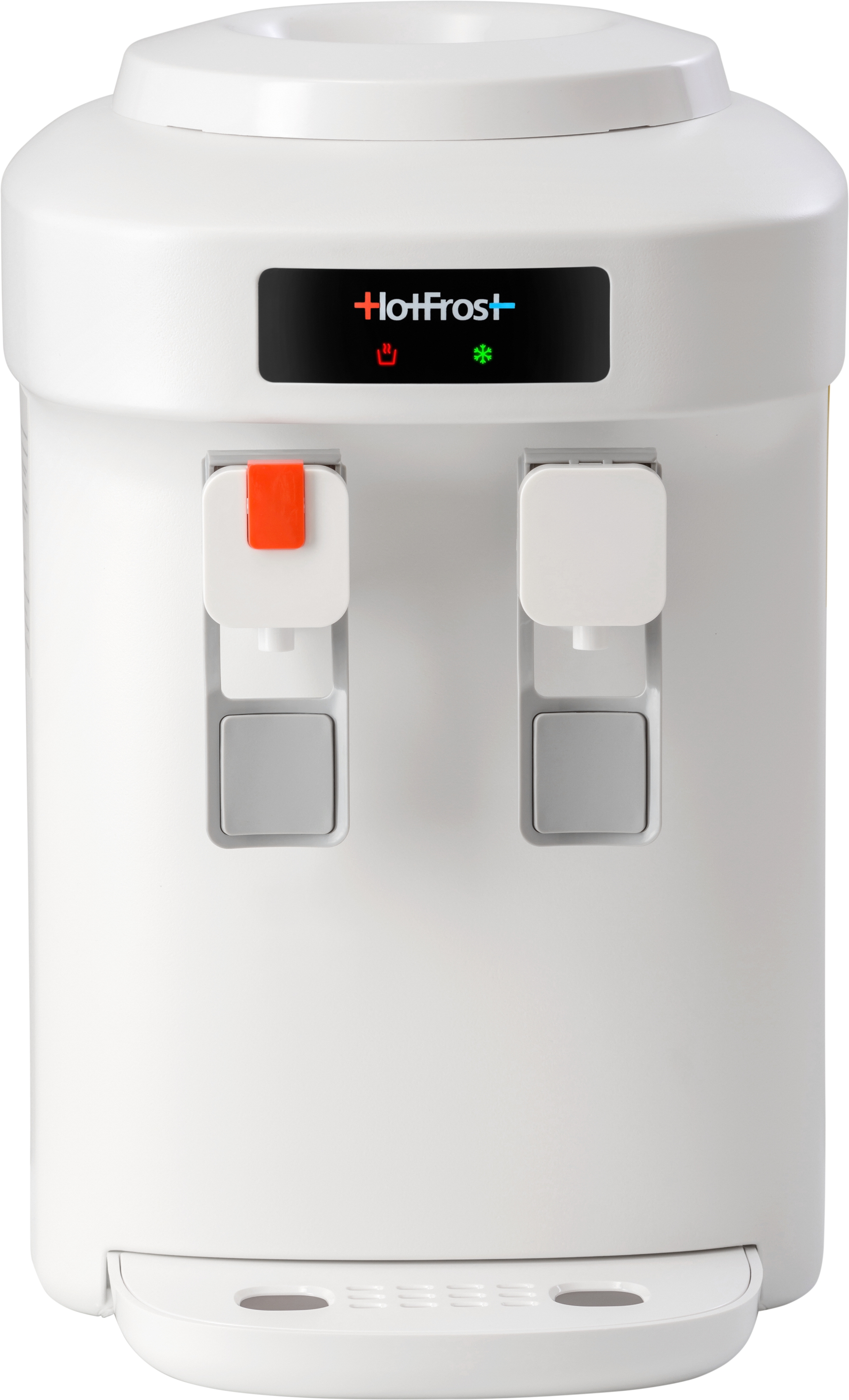 

Кулер настольный HotFrost D65E, нагрев 420Вт 4 л/ч 90°C / охлаждение 80Вт 600 мл/ч 10°C, защита от детей, белый (110206502) Плохая упаковка, D65E