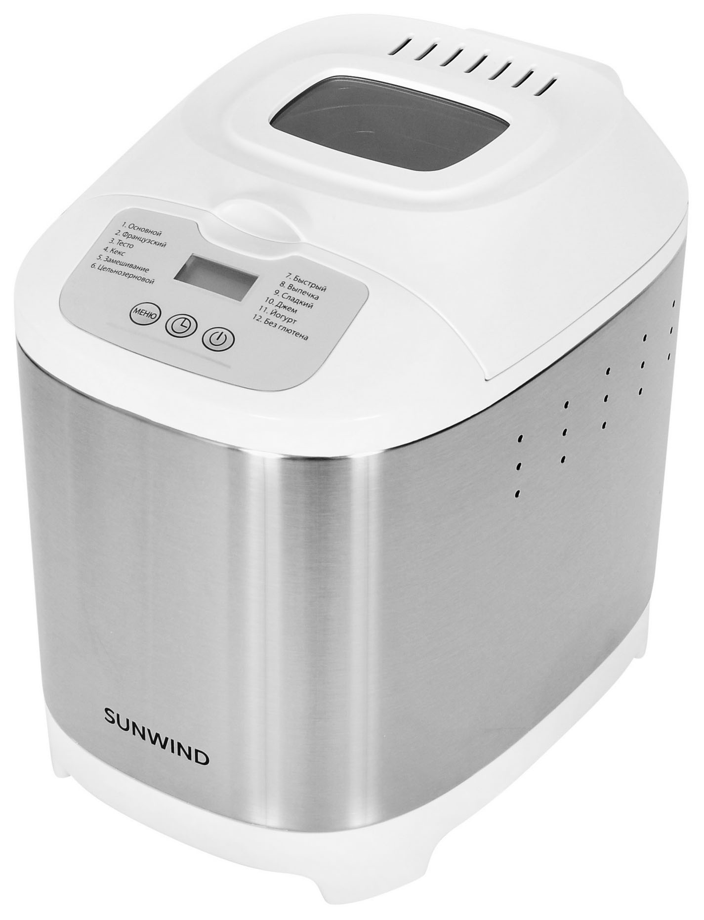 

Хлебопечь SunWind SUN-BM-1 450Вт, серебристый (1462808), SUN-BM-1