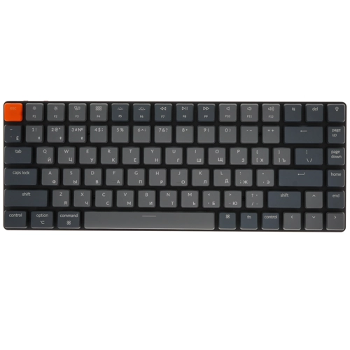 

Клавиатура проводное/беспроводное Keychron K3, механическая, Brown Switch, подсветка, Bluetooth / USB, серый (K3D3), K3