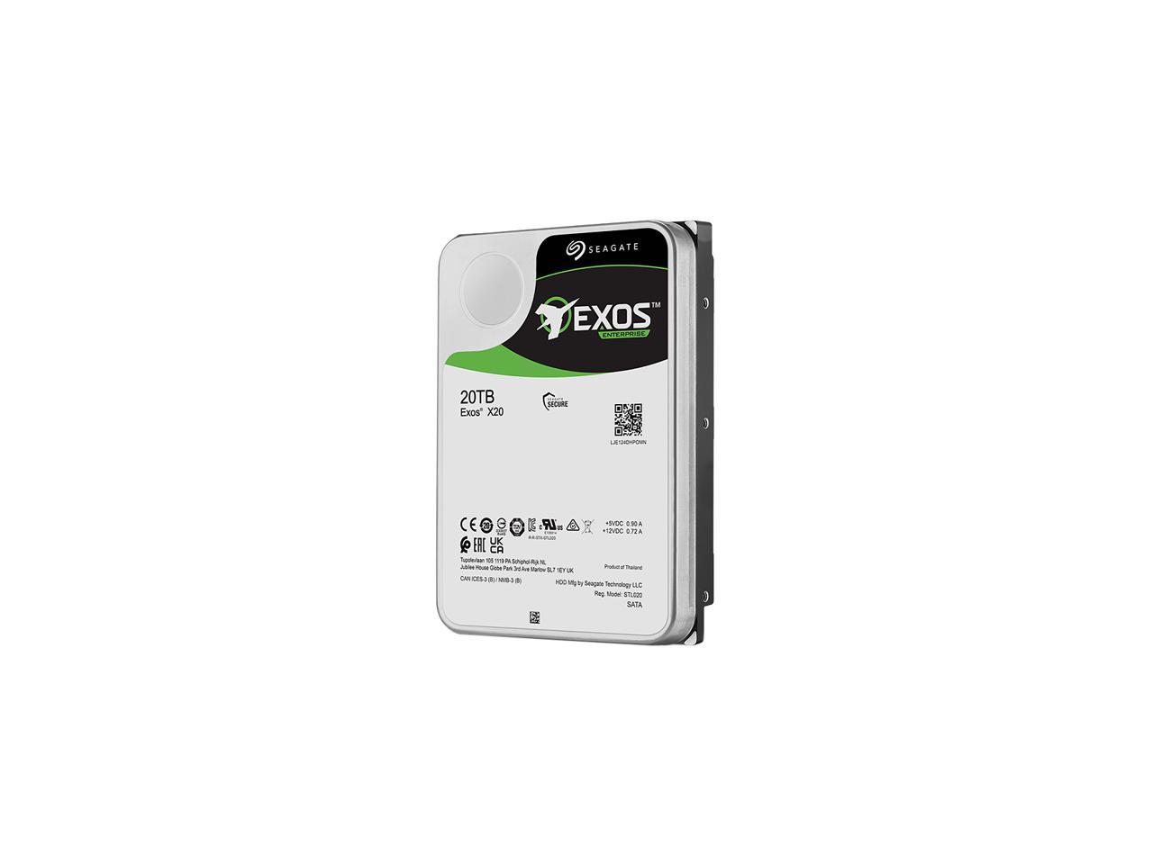 

Жесткий диск (HDD) Seagate 20Tb Exos X20, 3.5", 7.2K, 256Mb, 4Kn/512e, SATA3 (ST20000NM007D)