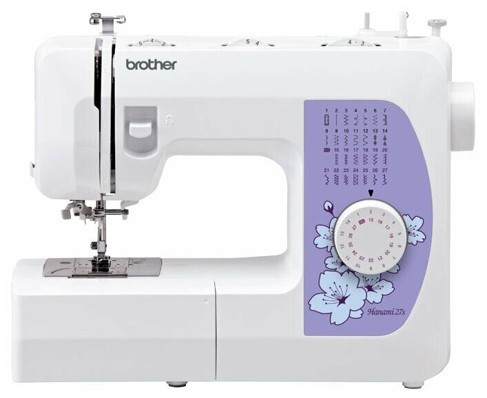 

Швейная машина Brother Hanami 27s, белый/фиолетовый (HANAMI27S), Hanami 27s