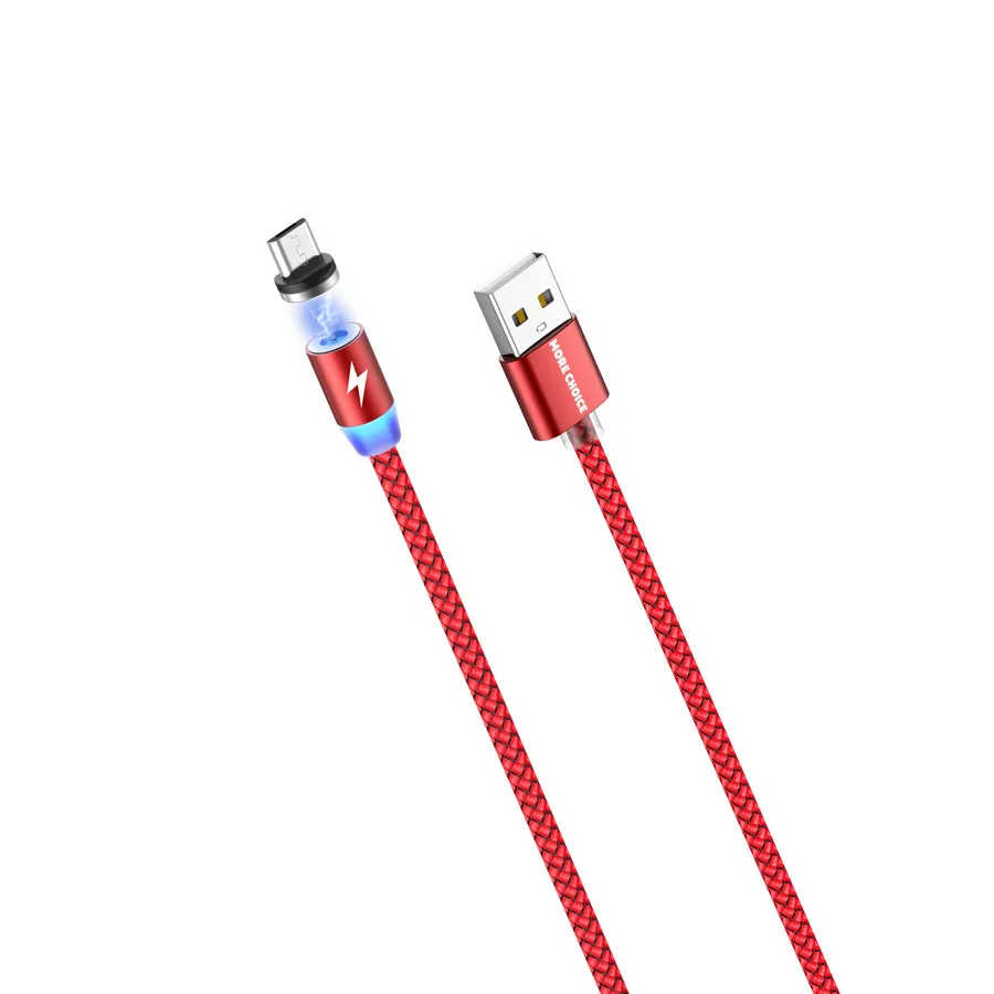 

Кабель Micro USB-USB, 3A быстрая зарядка, 1м, красный MORE CHOICE K61Sm, K61Sm