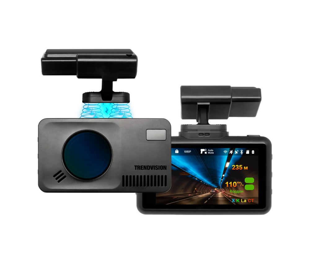 

Видеорегистратор TrendVision DriveCam, 1920x1080 30 к/с, 140°, 3" 640x360, G-сенсор, WiFi, радар-детектор, microSD (microSDHC), черный (1680634), DriveCam