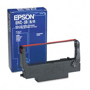 

Картридж Epson ERC38BR оригинальный для TM-U220A/B/D/TM-U230, черный/красный ( C43S015376), ERC38BR