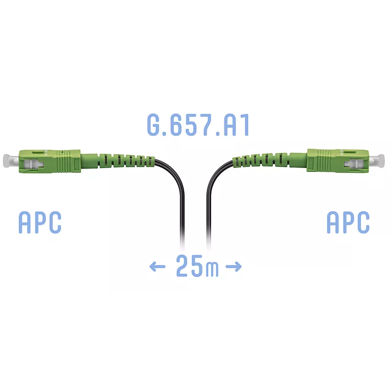 

Патч-корд оптический SNR, SC/APC-SC/APC, одномодовый, G.657.A1, одинарный, 25м, черный (SNR-PC-FTTH-SC/APC-E-25m), 0