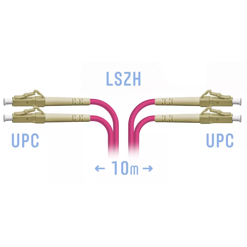 

Патч-корд оптический SNR, LC/UPC-LC/UPC, многомодовый, 50/125, OM4, двойной, 10м, пурпурный (SNR-PC-LC/UPC-MM4-DPX-10m), Розовый