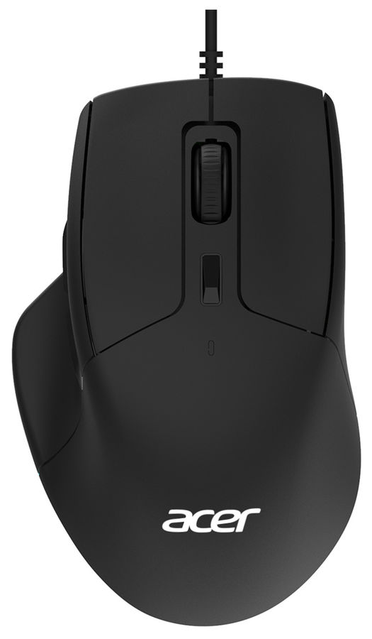 

Мышь проводная ACER OMW130, 3600dpi, оптическая светодиодная, USB, черный (ZL.MCEEE.00J), OMW130