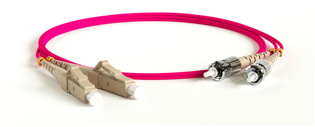 

Патч-корд оптический Hyperline, ST/PC-LC/PC, многомодовый, 50/125, OM4, двойной, 3м, пурпурный (FC-D2-504-LC/PR-ST/PR-H-3M-LSZH-MG), Розовый