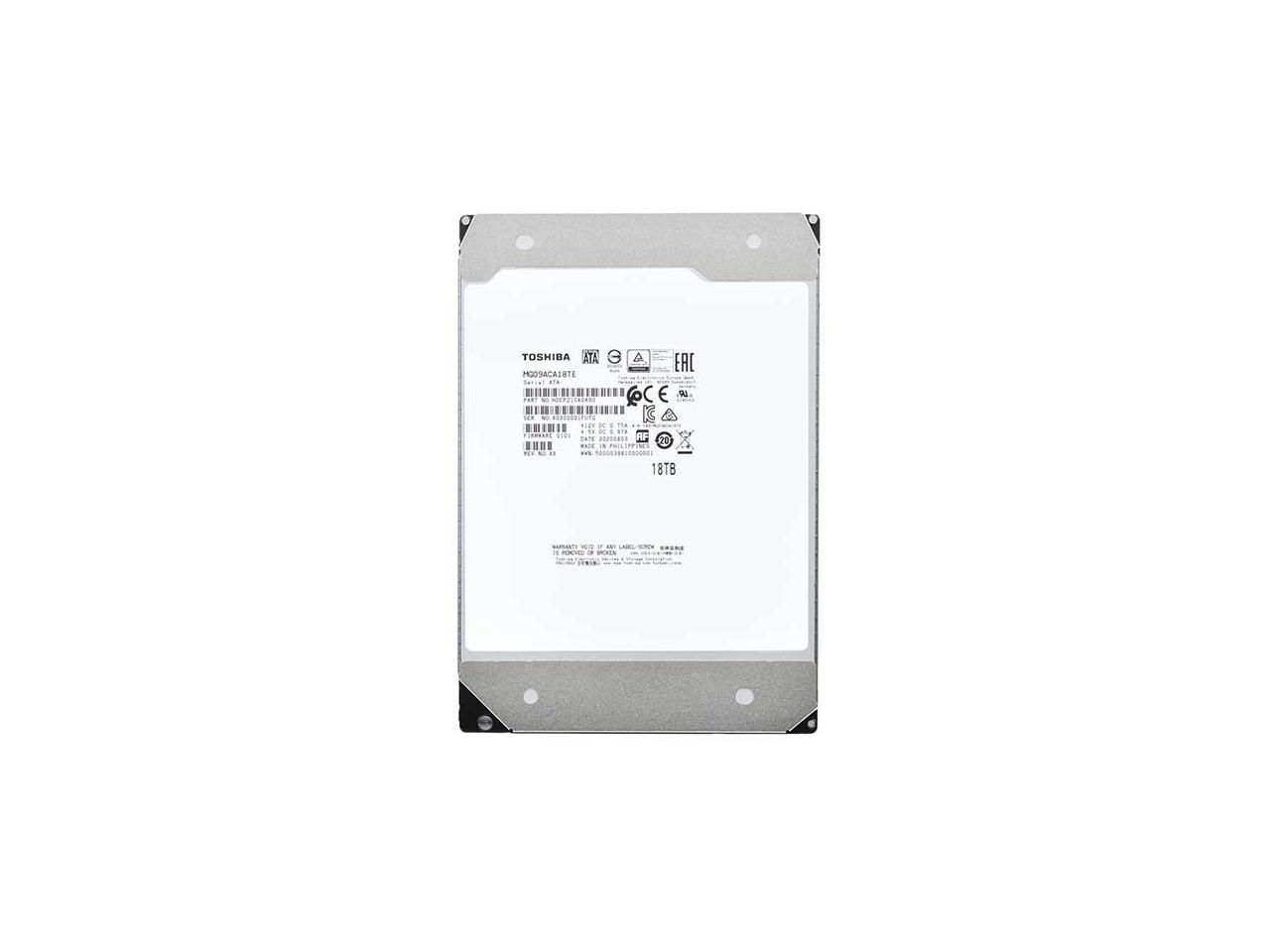 

Жесткий диск (HDD) Toshiba 18Tb Enterprise, 3.5", 7.2K, 512Mb, 512e, SATA3 (MG09ACA18TE) (плохая упаковка)