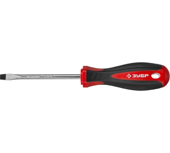 

Отвертка плоская SL6.5x100мм, CrV, магнитный наконечник, ЗУБР МАСТЕР 25061-6.5-100 (25061-6.5-100_z03), 25061-6.5-100