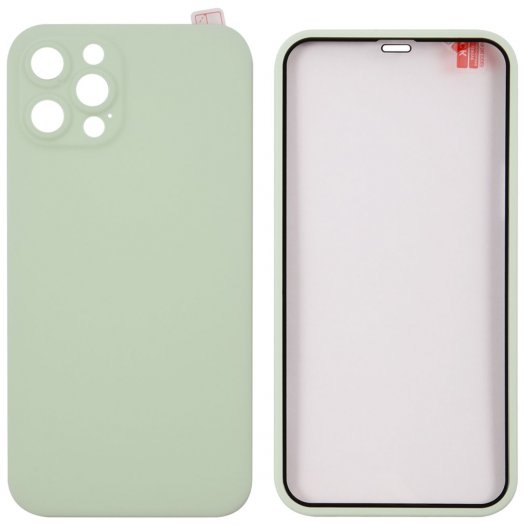 

Чехол-накладка Red Line 360 Full Body для смартфона Apple iPhone 12 Pro, полиуретан, мятный (УТ000026507)