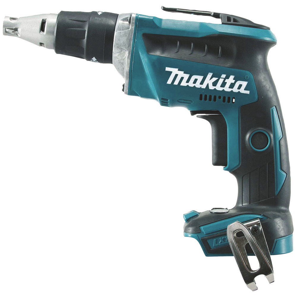 

Шуруповерт Makita DFS452Z, аккумуляторный, 4000 об/мин, 18V, Li-Ion, шестигранный патрон 1/4", 1.1кг поставляется без аккумуляторов и зарядного устройства, DFS452Z