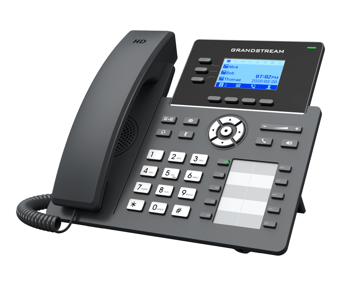 VoIP-телефон Grandstream GRP-2604, 3 линии, 6 SIP-аккаунтов, 1019821 купить  по цене 11128 руб в Новосибирске в интернет-магазине e2e4