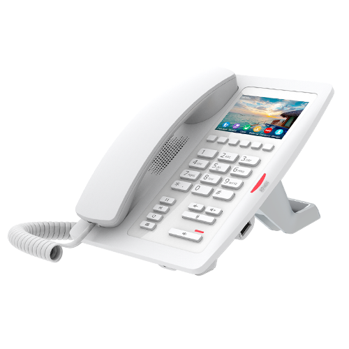 

VoIP-телефон Fanvil H5, 1 линия, 2 SIP-аккаунта, цветной дисплей, PoE, белый, без БП (FH5PW), H5