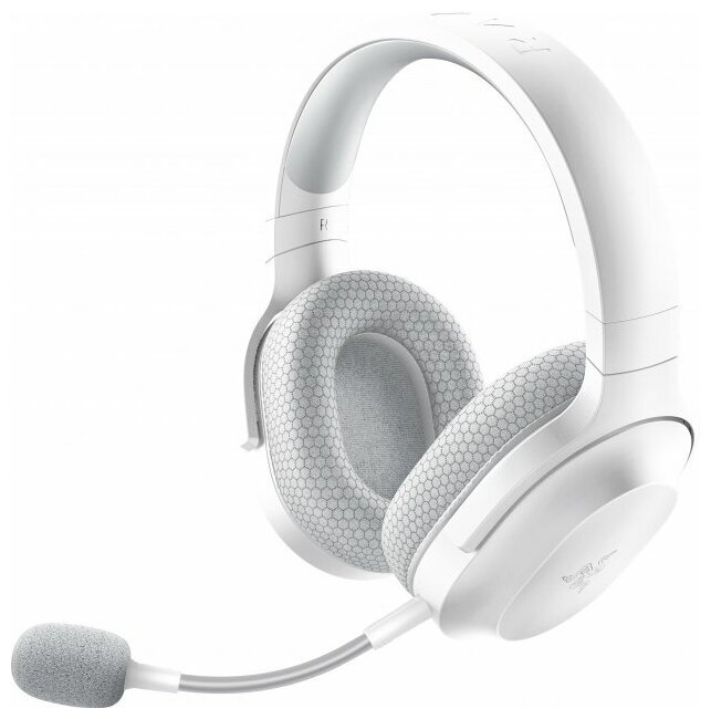 Гарнитура Razer Barracuda X, USB-C (только питание) / mini jack 3.5 mm combo, беспроводное/с проводом, белый (RZ04-03800200-R3M1)