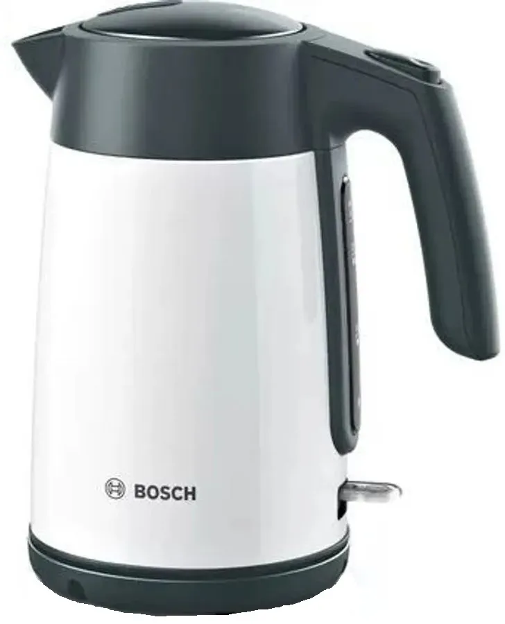 Чайник электрический Bosch 1.7л. 2.4 кВт, металл/пластик, серебристый/черный (TWK7L461)