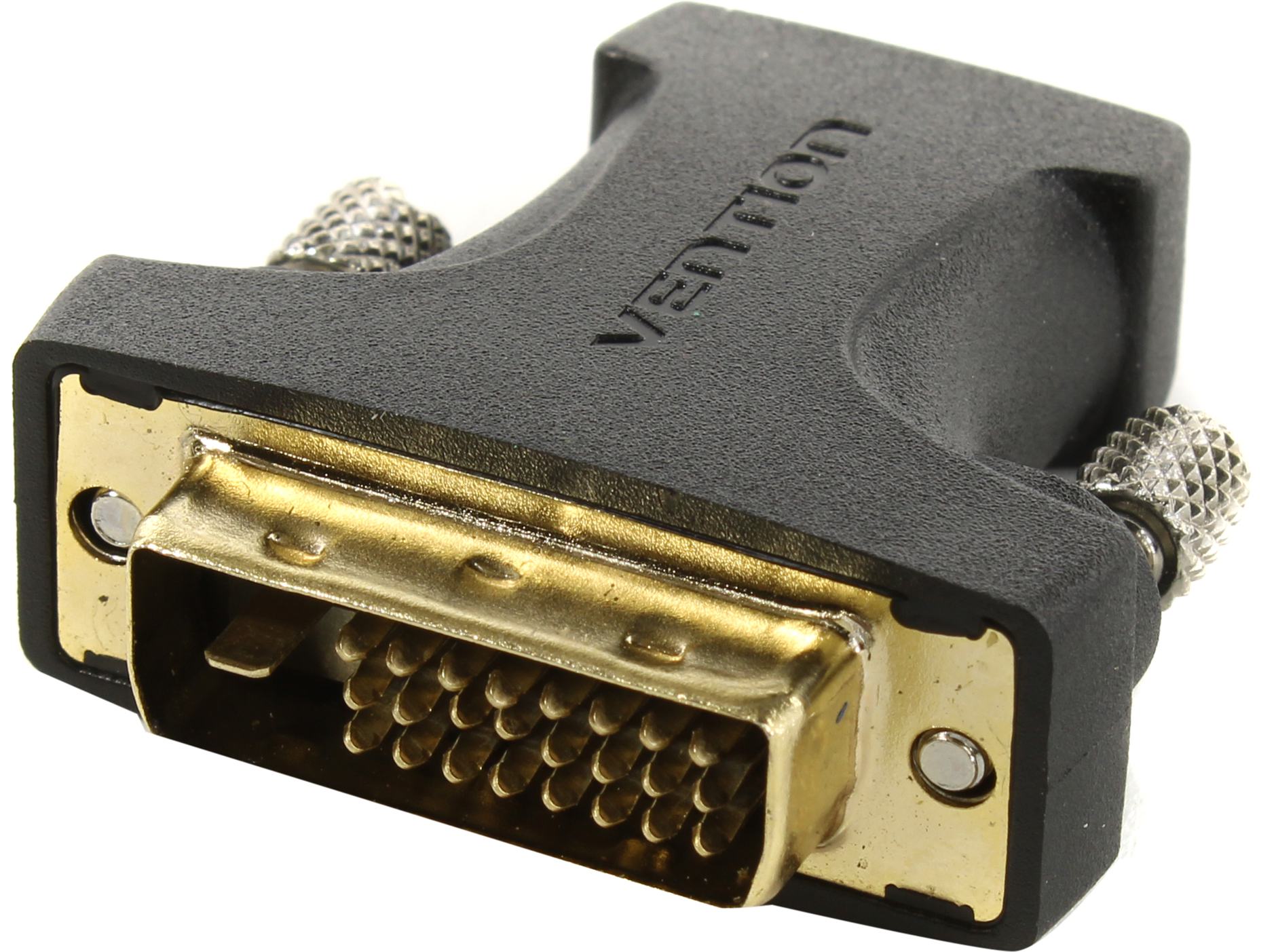 

Переходник (адаптер) DVI(25M)-HDMI(19M), 5 см, черный Vention AILB0 (AILB0), AILB0