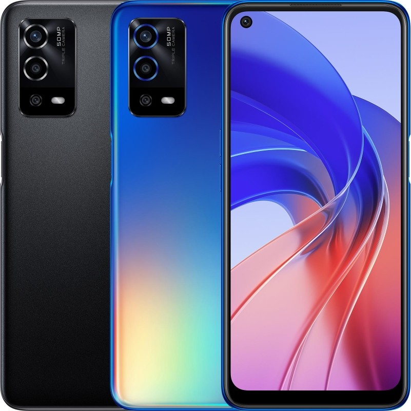 

Смартфон OPPO A55, 6.51" 720x1600 IPS, MediaTek Helio G35, 4Gb RAM, 64Gb, 3G/4G, Wi-Fi, BT, 3xCam, 2-Sim, 5000mAh, USB Type-C, Android 11, черный, A55