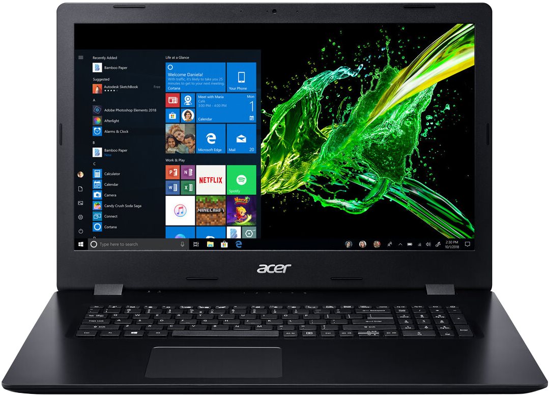 

Ноутбук Acer Aspire 3 A317-52-332C 17.3" 1600x900, Intel Core i3 1005G1 1.2GHz, 4Gb RAM, 256Gb SSD, DOS, черный (NX.HZWER.00Q), A317-52-332C