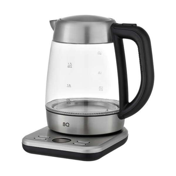 

Чайник BQ KT2047G 1.7л. 2200Вт, металл/стекло, прозрачный/серебристый/черный, KT2047G