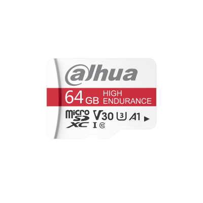 

Карта памяти 64Gb microSDXC Dahua S100 High Endurance Class 10 UHS-I U3 V30 A1 (DHI-TF-S100/64G), DHI-TF-S100/64G